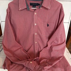 U.S. Polo Assn. Red Gingham Men's Shirt